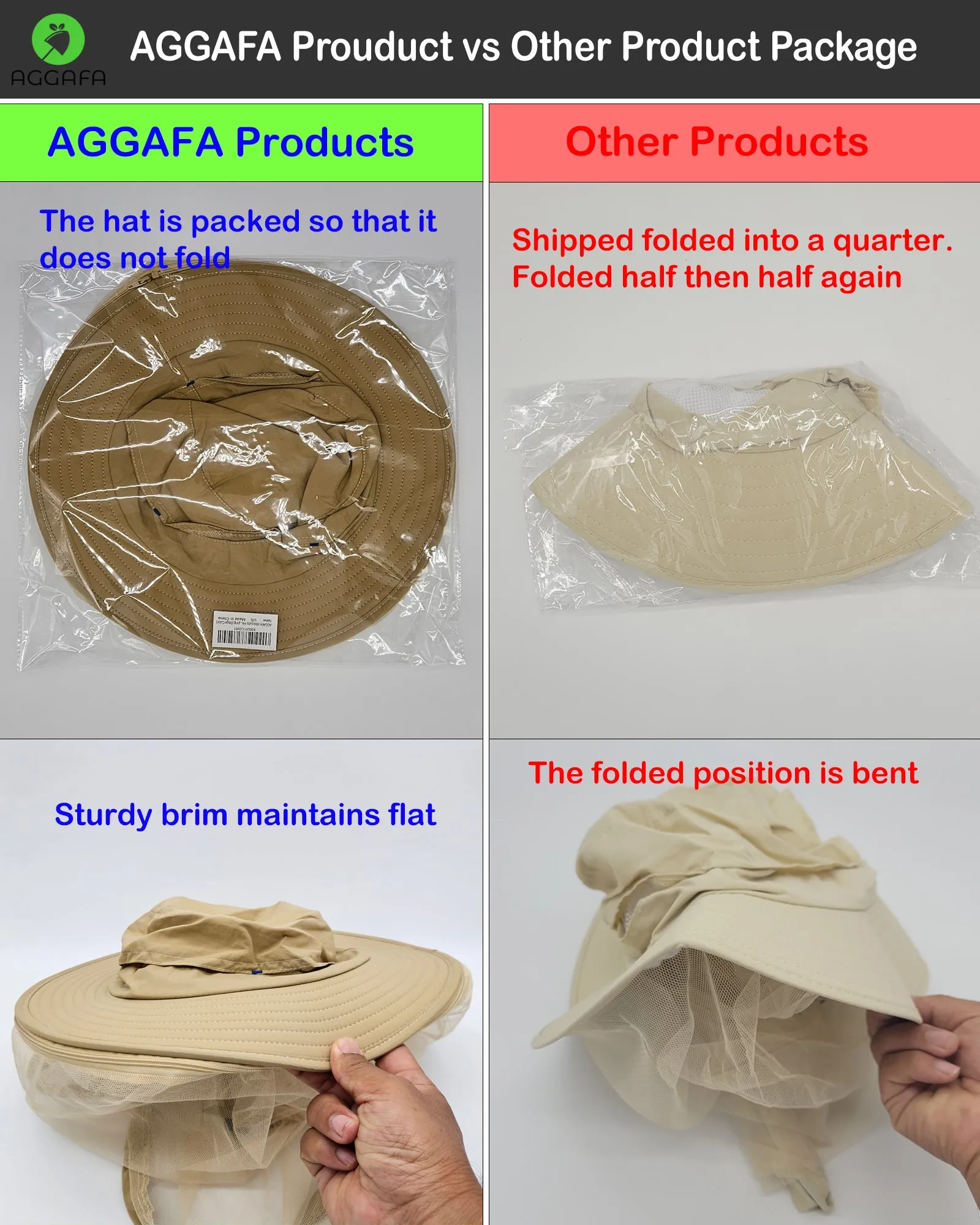 Mosquito hat (Beige) and Mosquito sleeve (XLarge)