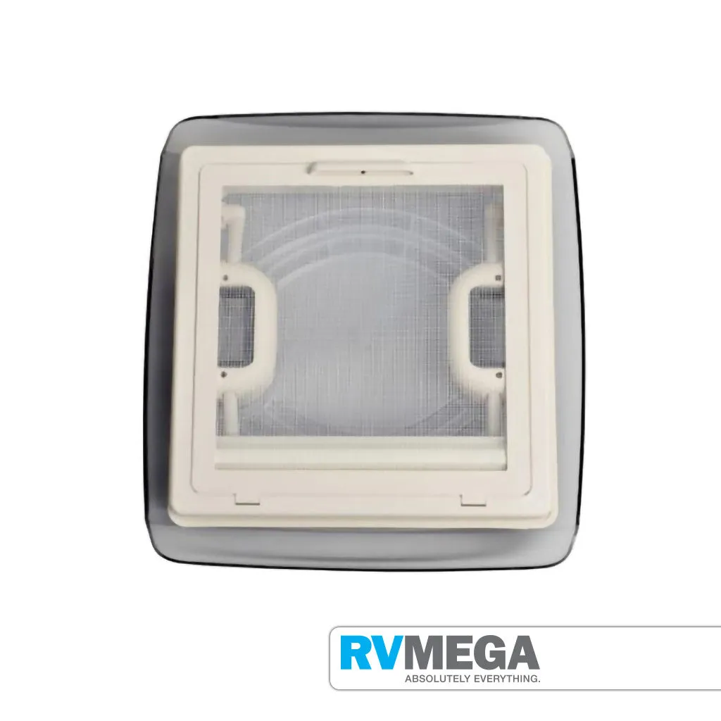 MPK Roof Vent - 4 Way - 280 x 280mm - Clear Dome - White