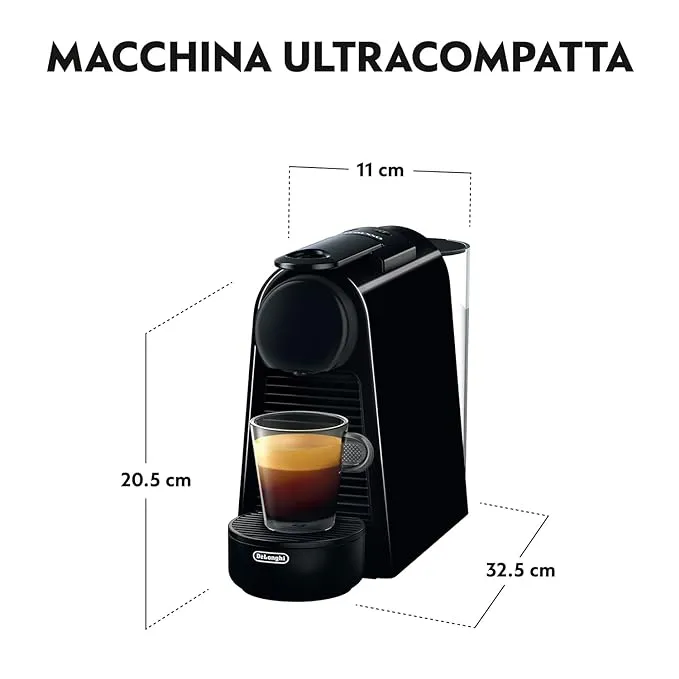 Nespresso Essenza Mini Espresso Machine By De'Longhi, Black