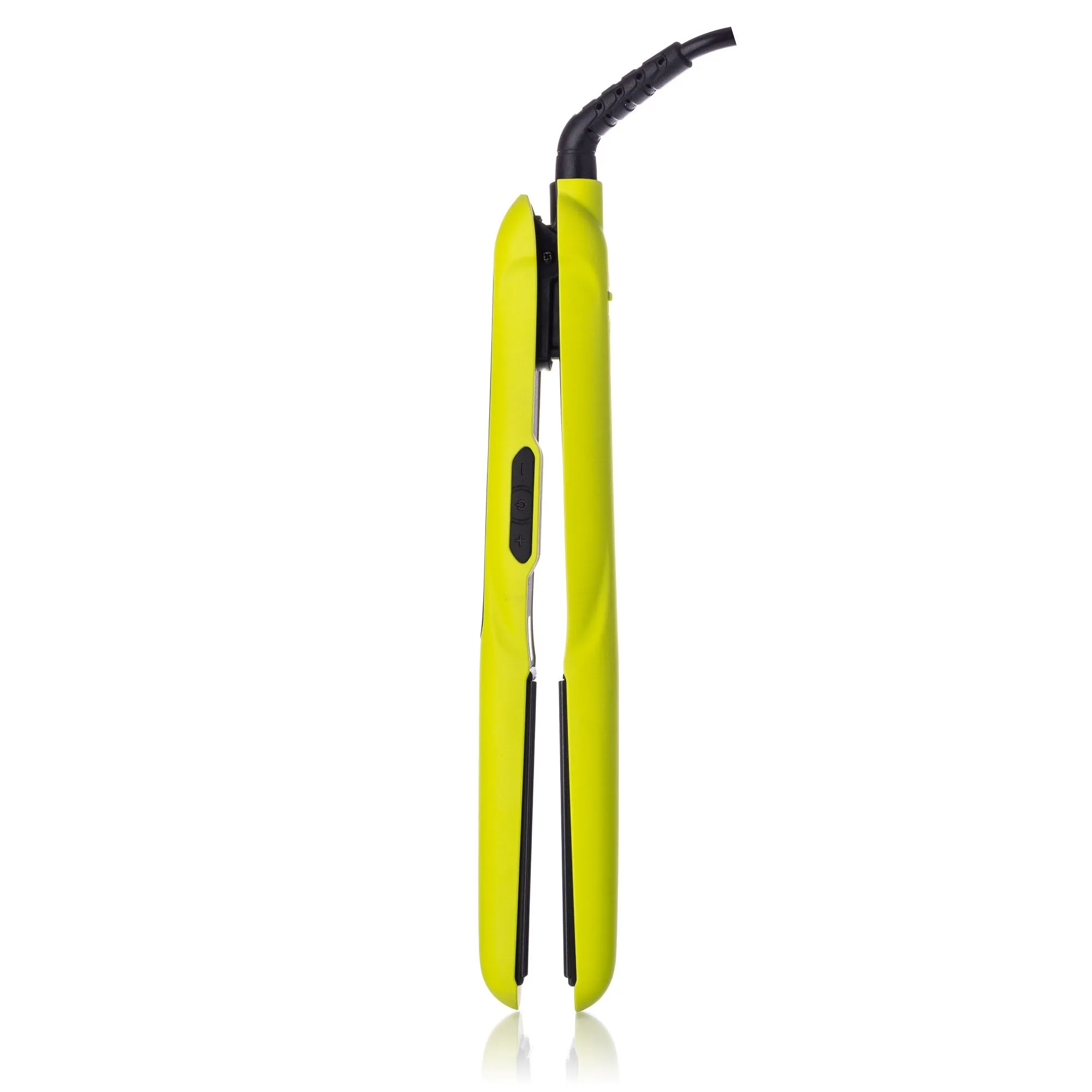 New 1.25" Digital Professional Flat Iron with Extra Wide Plates - California Collection/Yellow