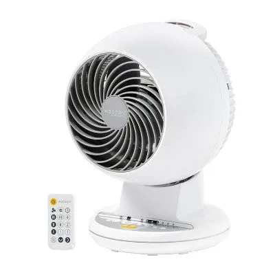 New - WOOZOO Compact Oscillating Air Circulator Fan with Remote White