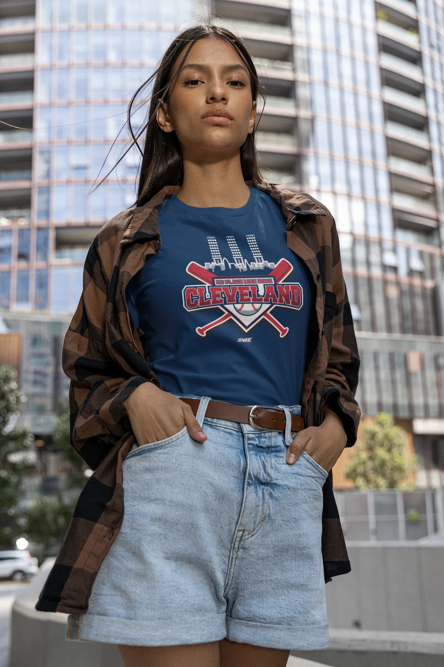 No Place Like Home T-Shirt for Cleveland Baseball Fans | Unlicensed Cleveland Baseball Gear