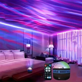 Northern Lights Projector Light, 7 Colors Mode And Remote Control, Multi-Functional Polar Projector Night Light, Bedroom Atmosphere