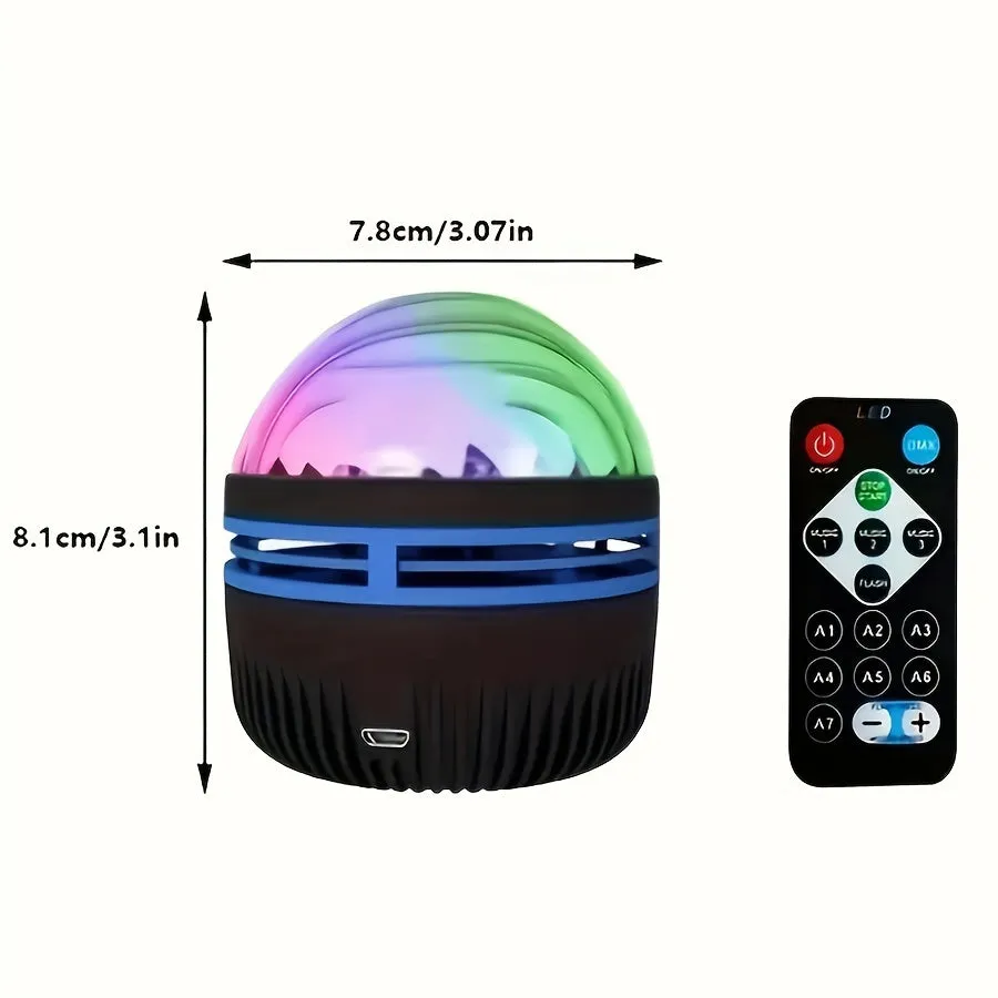 Northern Lights Projector Light, 7 Colors Mode And Remote Control, Multi-Functional Polar Projector Night Light, Bedroom Atmosphere