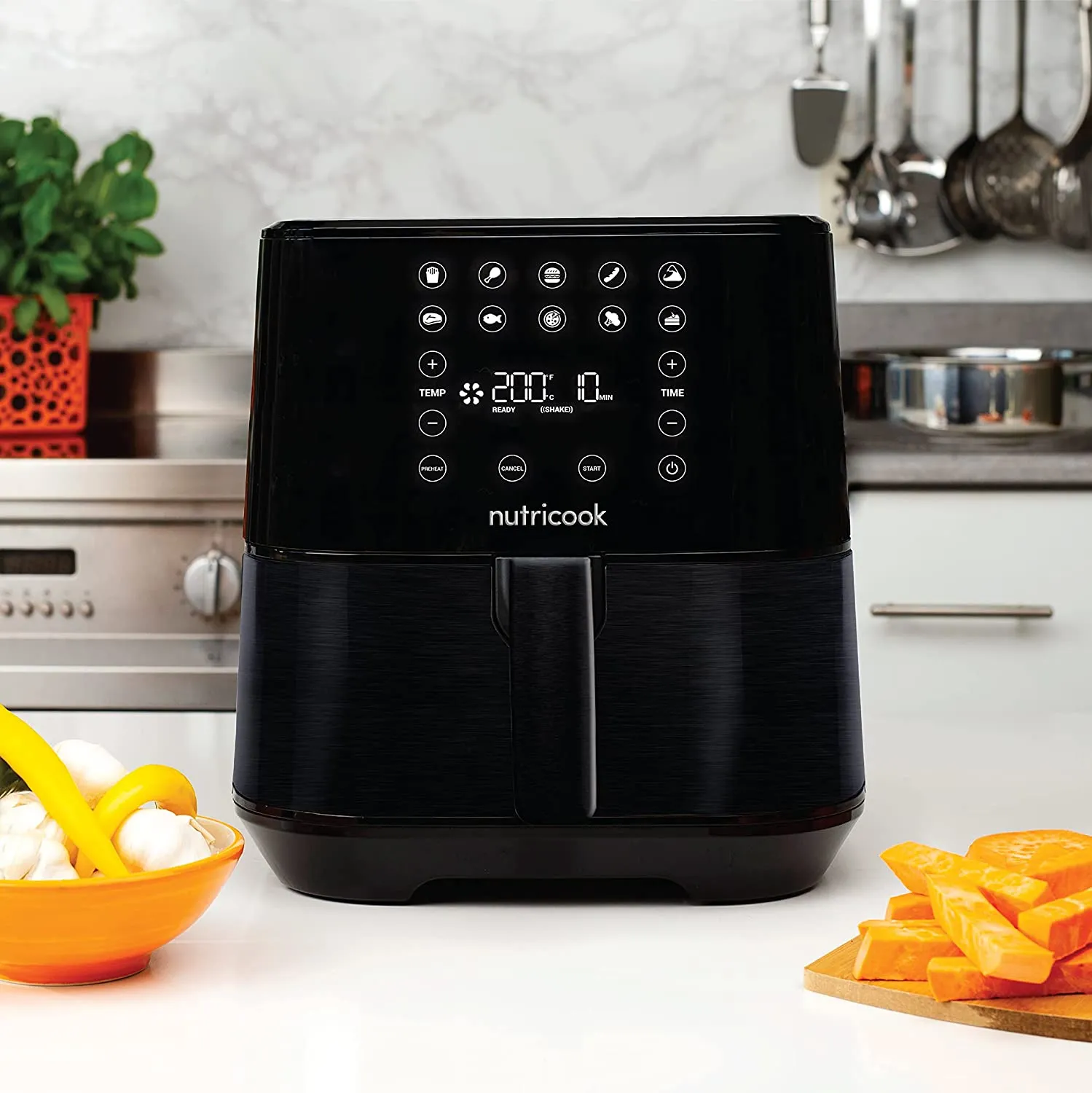 Nutricook AirFryer 2, 1700 Watts, Digital Control Panel Display