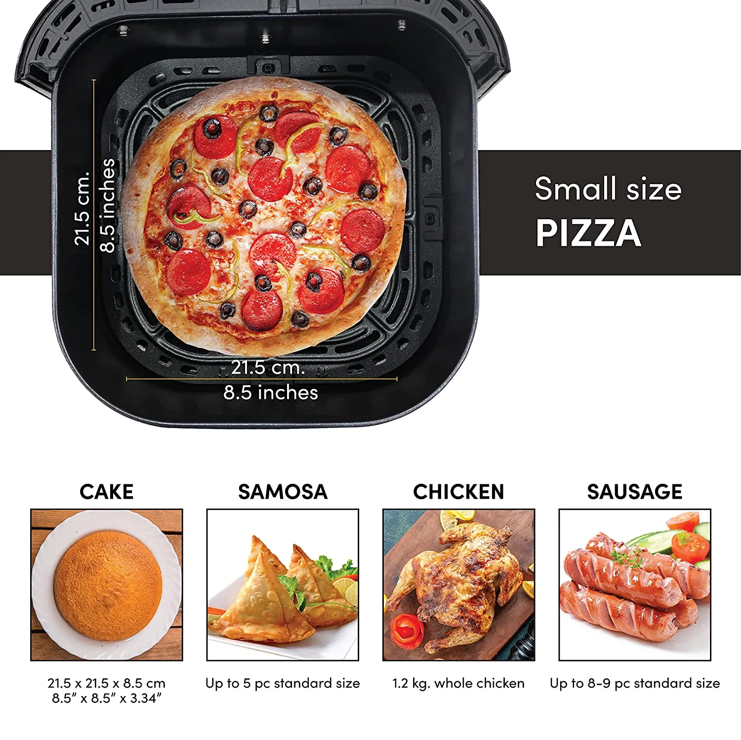 Nutricook AirFryer 2, 1700 Watts, Digital Control Panel Display