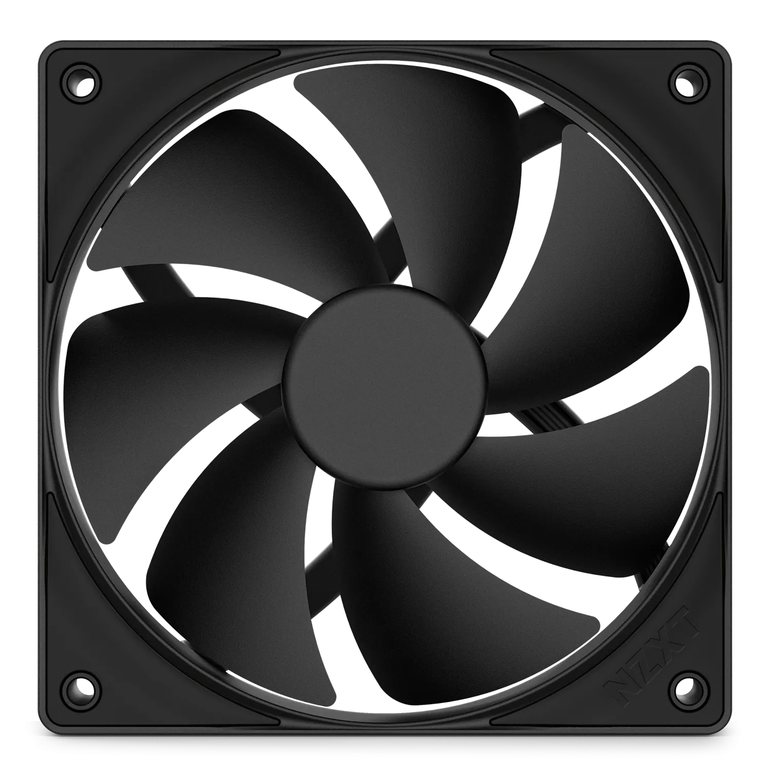 NZXT F120P - 120MM STATIC PRESSURE FANS - SINGLE BLACK (RF-P12SF-B1)