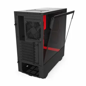 NZXT H510 MID-TOWER CABINET RED BLACK