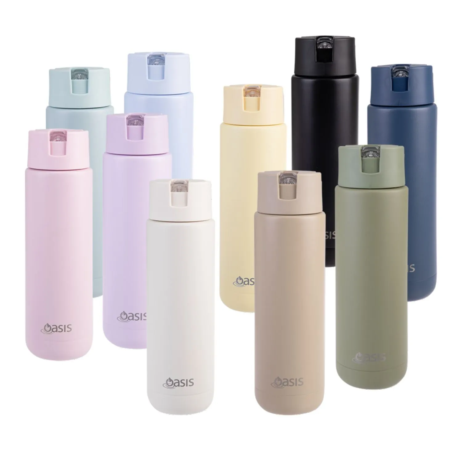 Oasis Stainless Steel Insulated Ceramic Moda Bottle 700ML