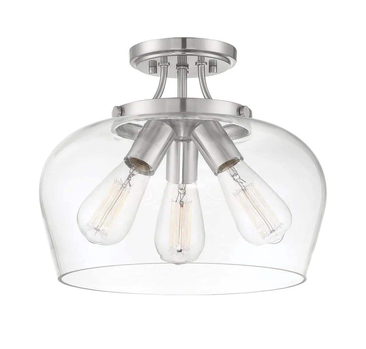 Octave 3-Light Semi-Flush