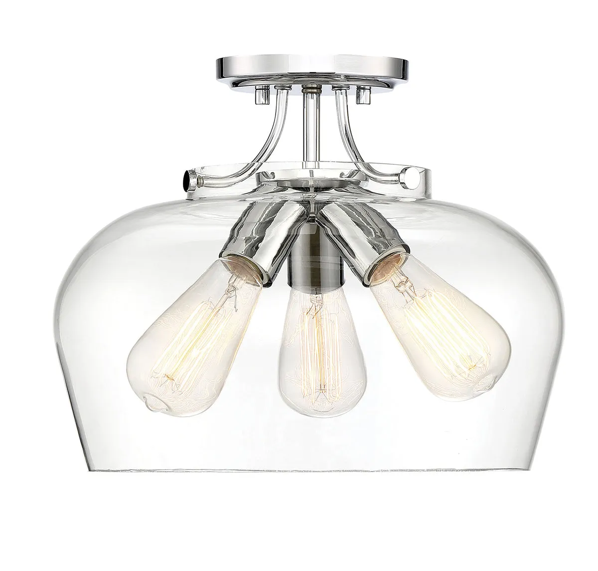 Octave 3-Light Semi-Flush