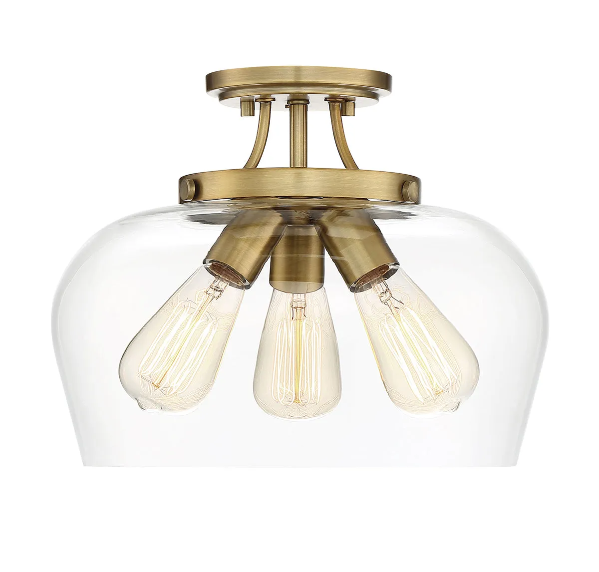 Octave 3-Light Semi-Flush