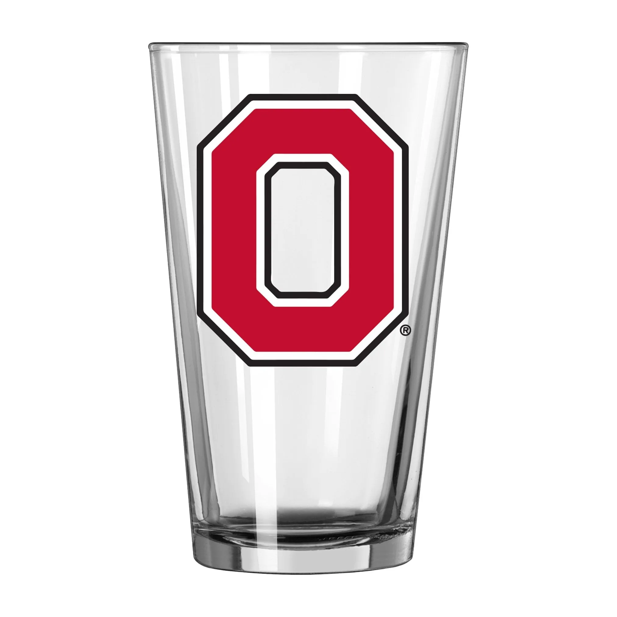 Ohio State Buckeyes NCAA Boelter Brands Clear Pint Glass (16oz)