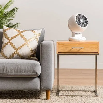 Open Box - WOOZOO Compact Oscillating Air Circulator Fan with Remote White