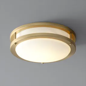 Oracle 10" Ceiling Mount - Aged Brass