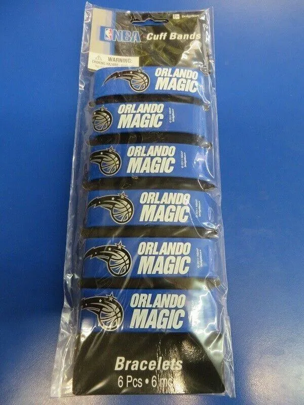 Orlando Magic - Party Favor Blue Rubber Wrist Cuff Bands