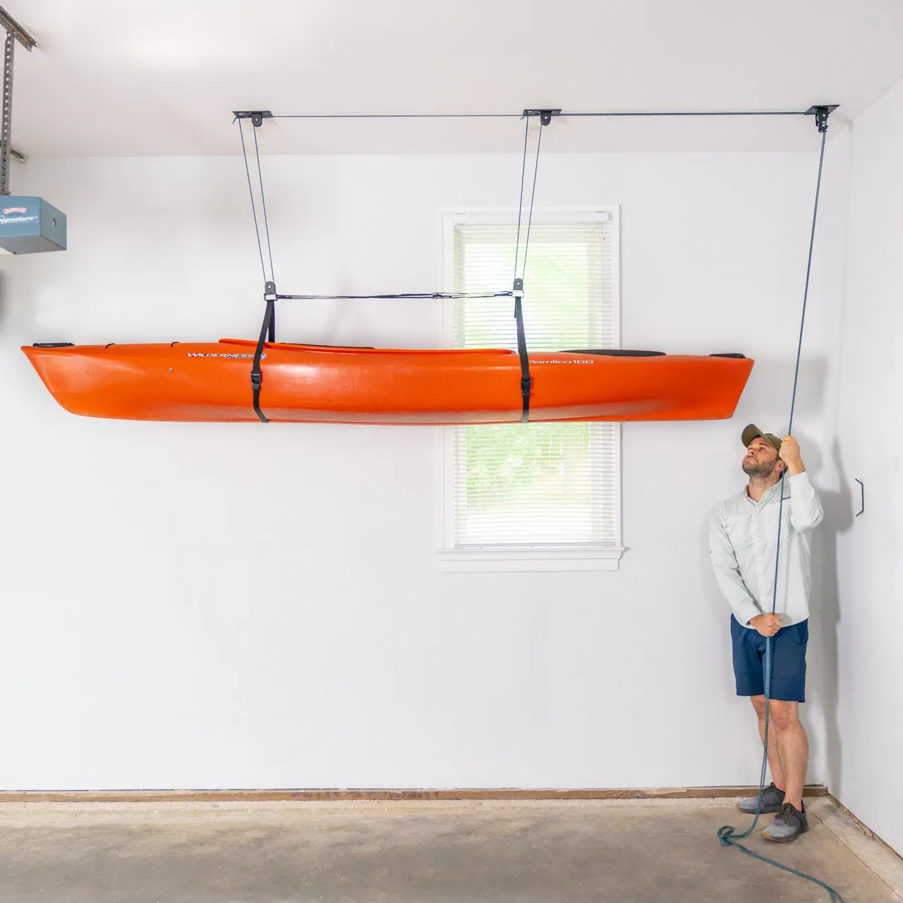 OUTLET | Elite Kayak Garage Ceiling Storage Hoist | Holds up to 150 lbs