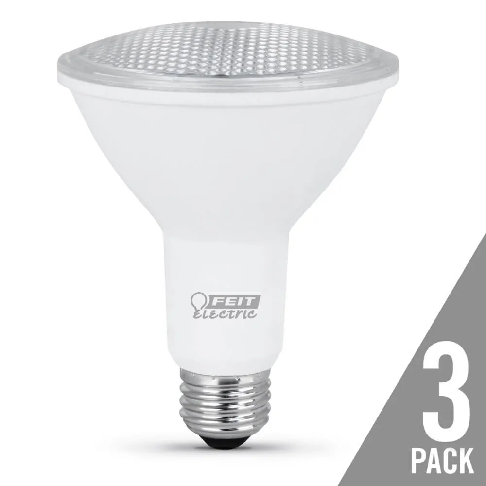 PAR30 LED Light Bulbs, 10.5 Watts, E26, Non-Dimmable, 750 Lumens, 3000K