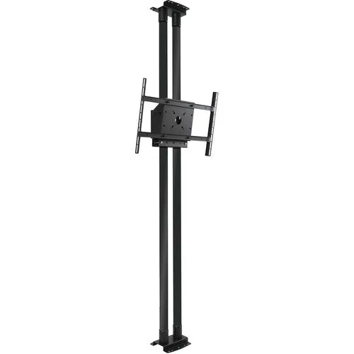 Peerless-AV MOD-FCS2KIT300-B Modular Series Dual Pole Floor-to-Ceiling Kit for 46 to 90" Displays (Black Poles)