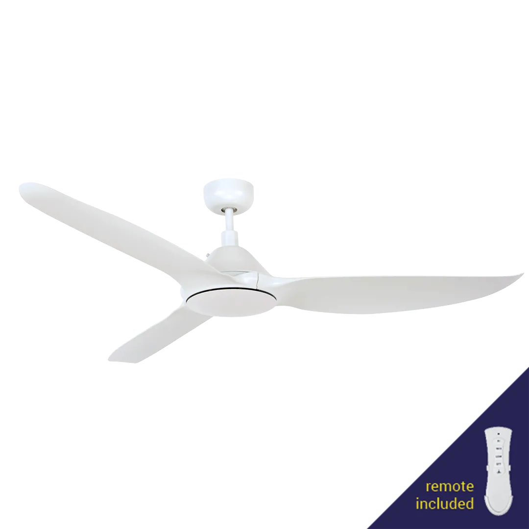 Pels White 80W Ceiling Fan with Remote Control