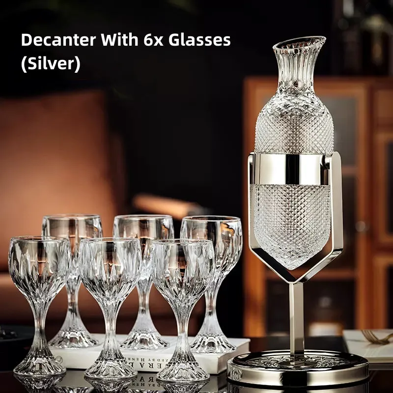 Pendulum Glass Wine Decanter Sets