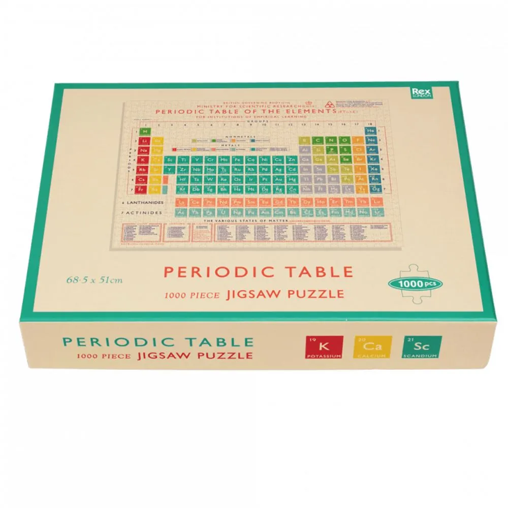 Periodic Table 1000 Piece Jigsaw