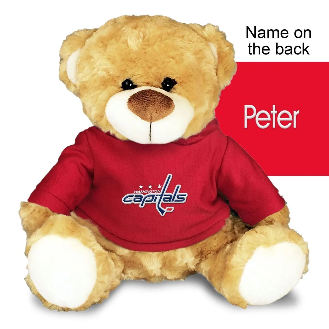 Personalized Washington Capitals 10" Plush Bear