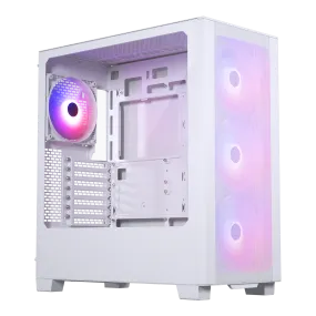 Phanteks XT Pro Ultra, Mid-Tower Gaming Chassis, 4x M25-140 DRGB Fans Included, High Airflow Performance Mesh, Tempered Glass Window, USB-C 3.2 Gen2, White