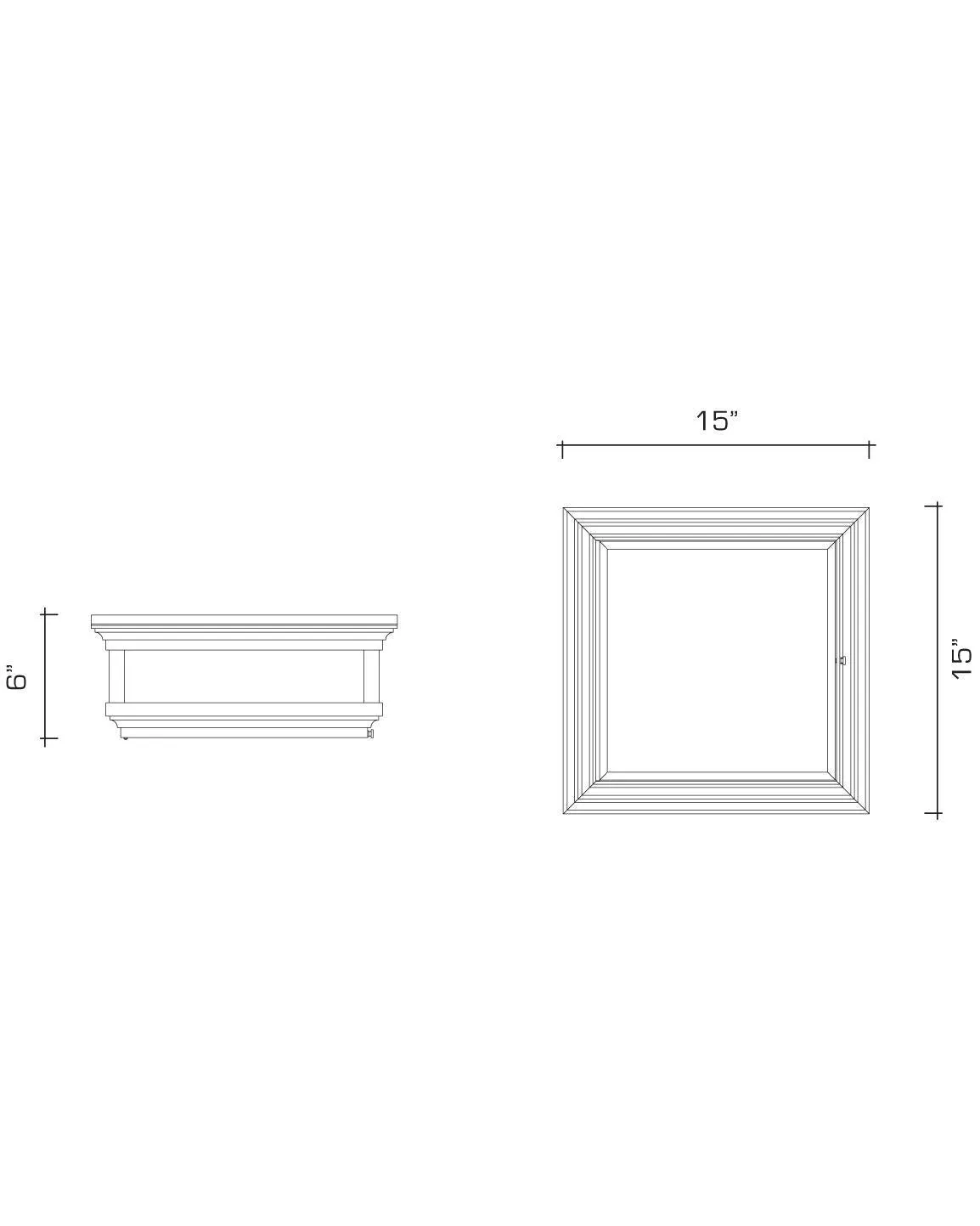 Philip 15 Flush Mount