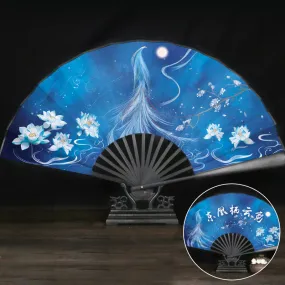 Phoenix Painting Handmade Traditional Chinese Folidng Fan Decorative Fan