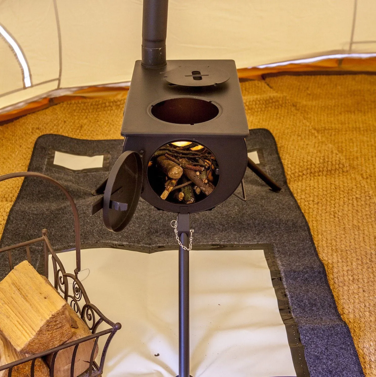 Pioneer Window Portable Wood Stove | 2.5kw 10kg