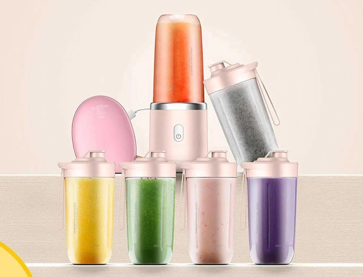 Portable Blender Fruit Juice Electric Smoothie Maker Bottle 400mL