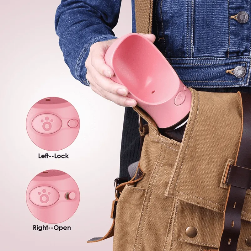 Portable Dog Water Bottle - 350mL or 450 mL 550mL