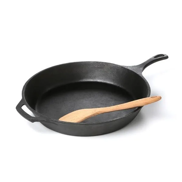 Pre-Seasoned Cast Iron 15-inch Round Skillet