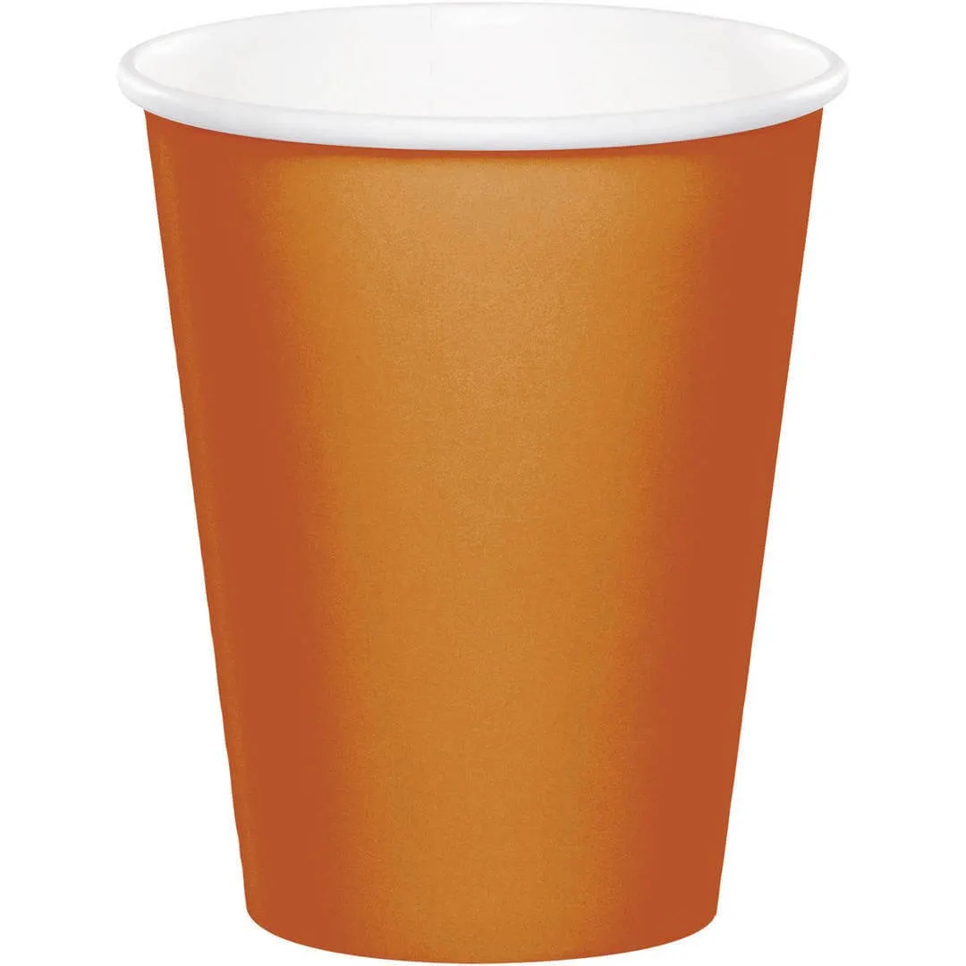 Pumpkin Spice - 9oz Paper Cups (8ct)