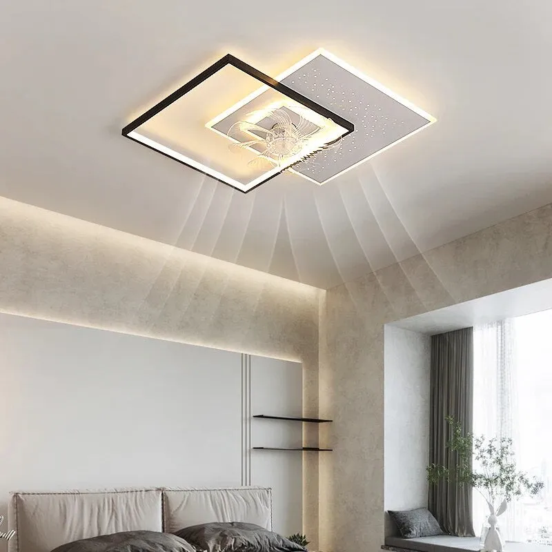 QIYI Moratie Acrylic Ceiling Fan Lights