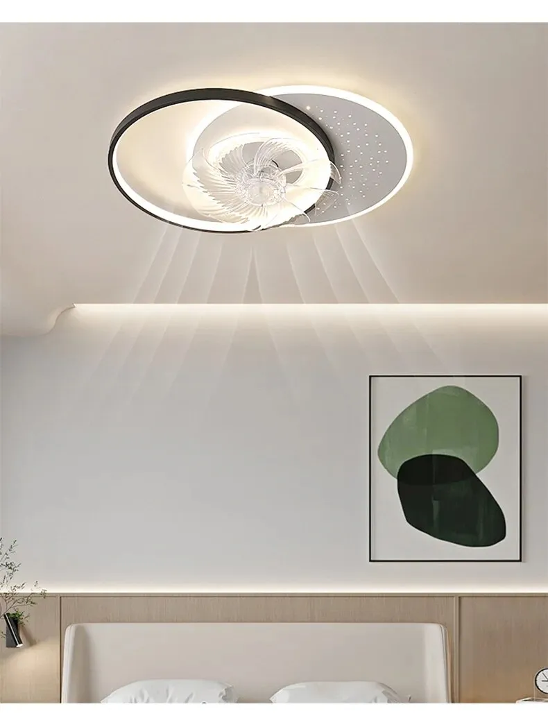 QIYI Moratie Acrylic Ceiling Fan Lights