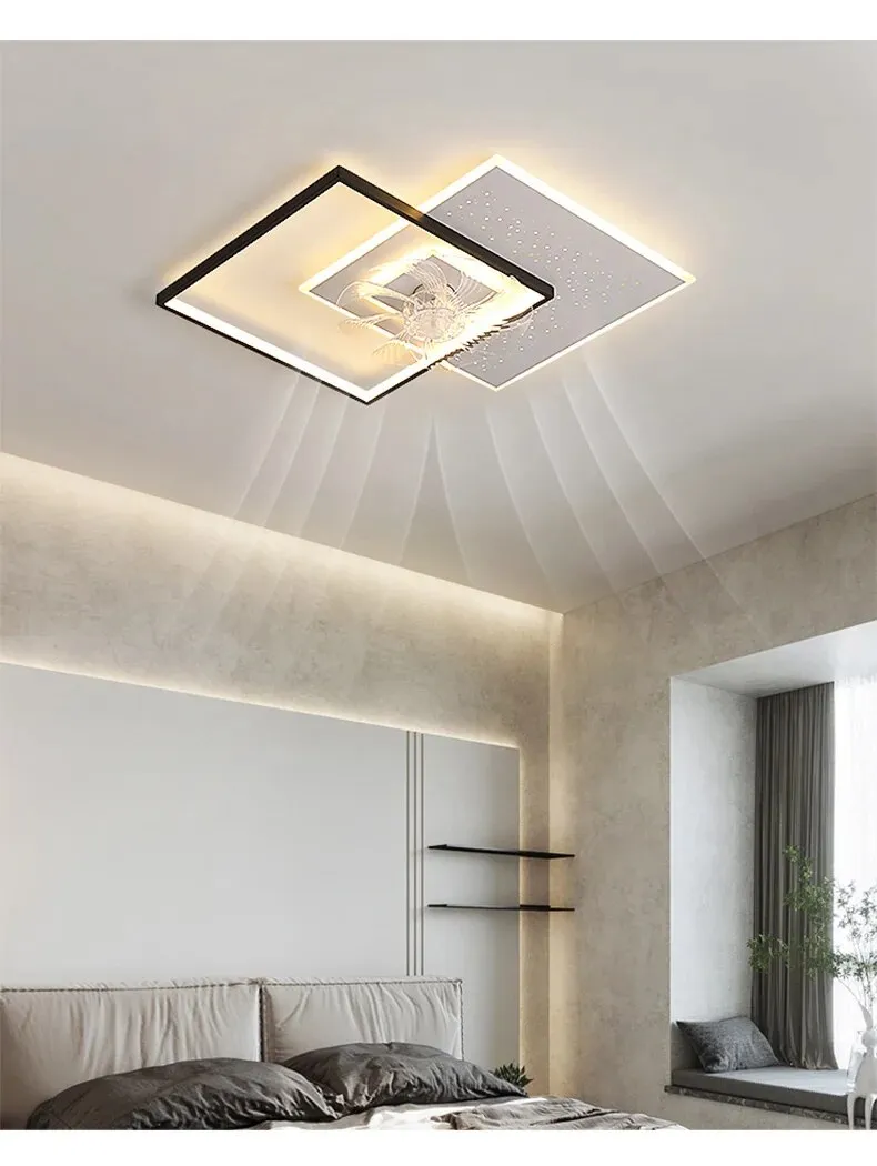 QIYI Moratie Acrylic Ceiling Fan Lights