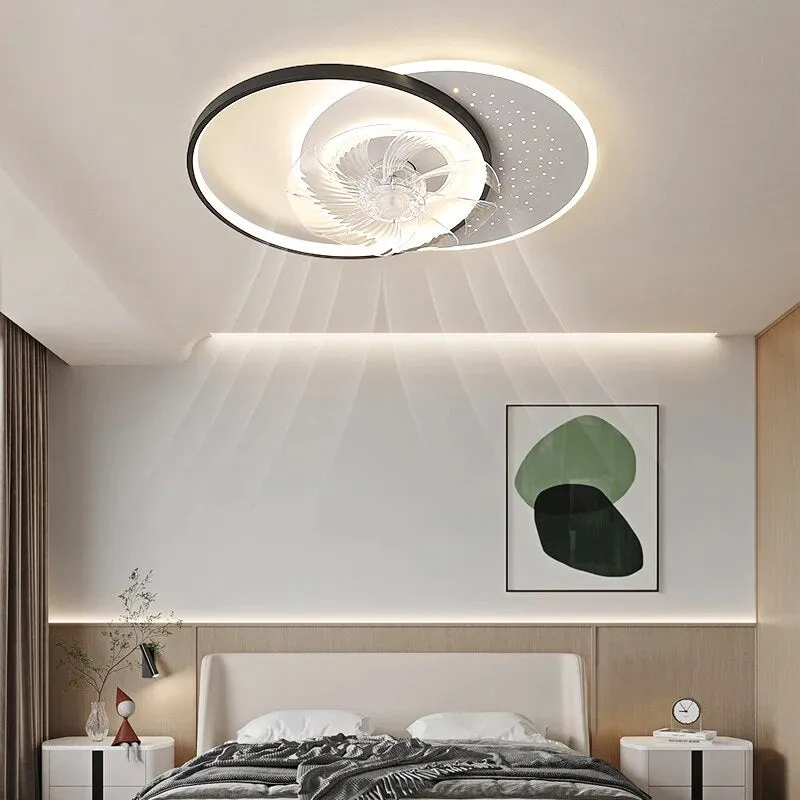 QIYI Moratie Acrylic Ceiling Fan Lights