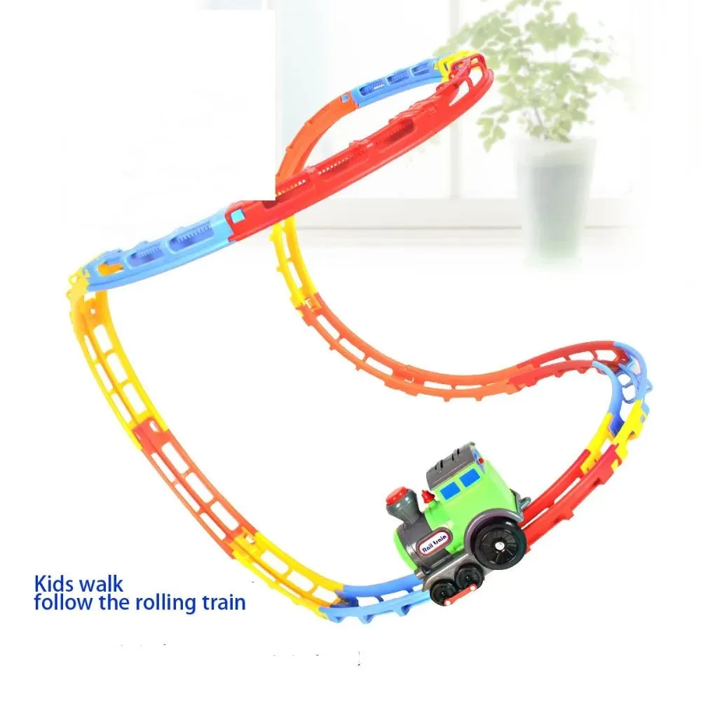 Rail Train Track Set with Music & Lights