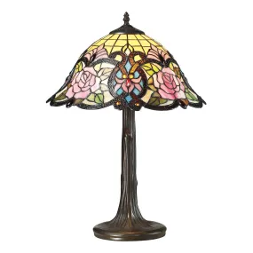 Rosedale Tiffany Glass Table Lamp