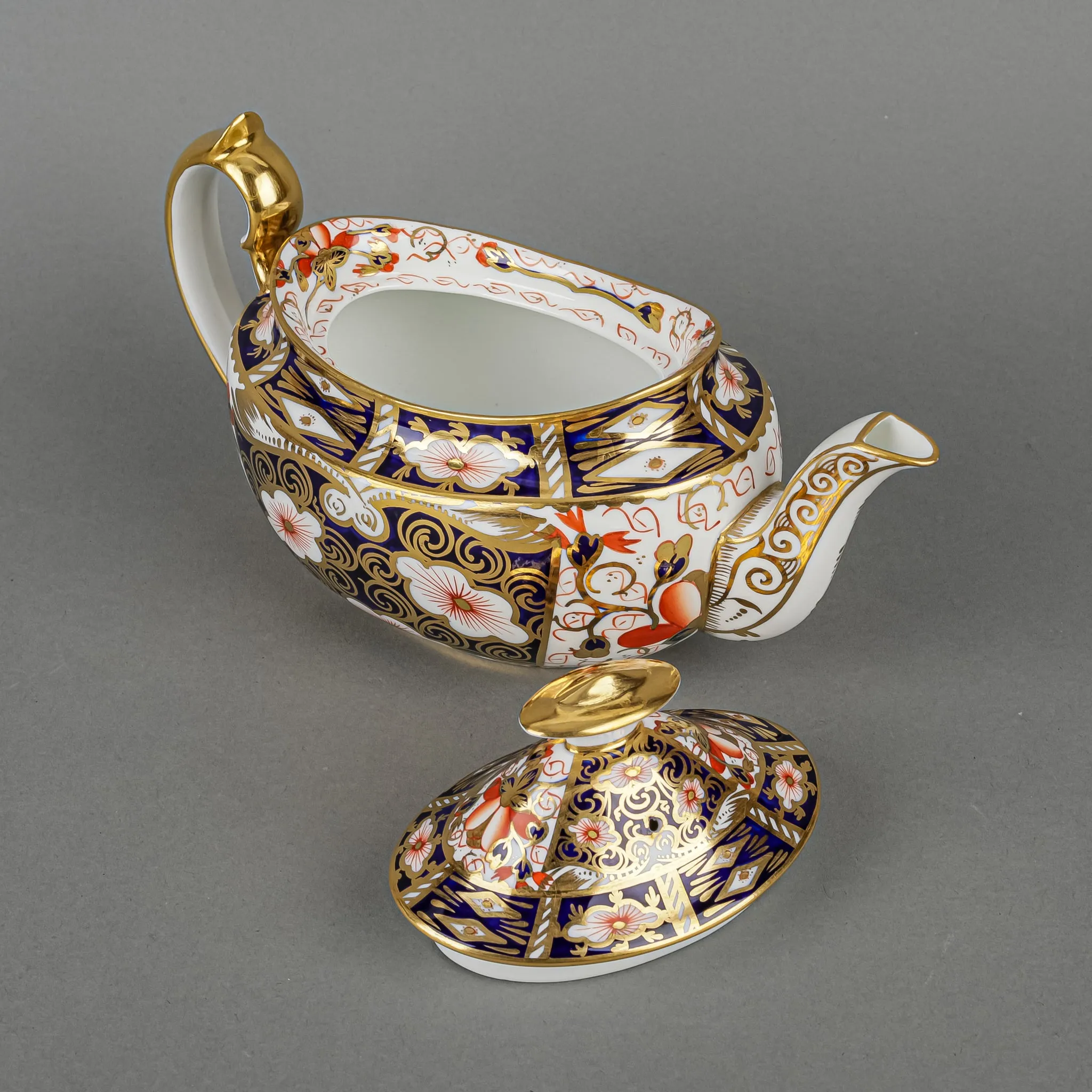 ROYAL CROWN DERBY Traditional Imari 2451 Tea Set 7pcs