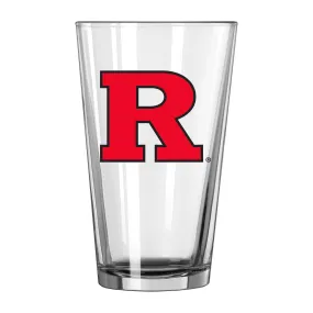 Rutgers Scarlet Knights NCAA Boelter Brands Clear Pint Glass (16oz)