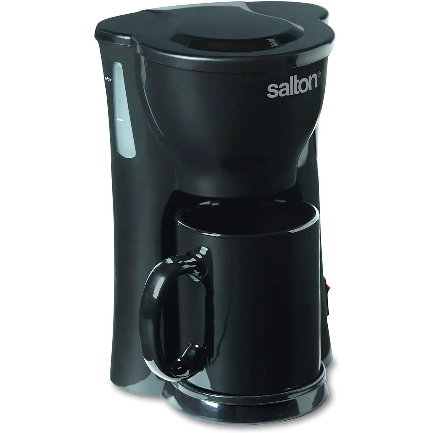 Salton 1 Cup Mini Compact Drip Maker with Reusable Mesh Filter