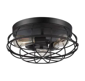 SCOUT 3 LIGHT CEILING MOUNT, ENGLISH BRONZE