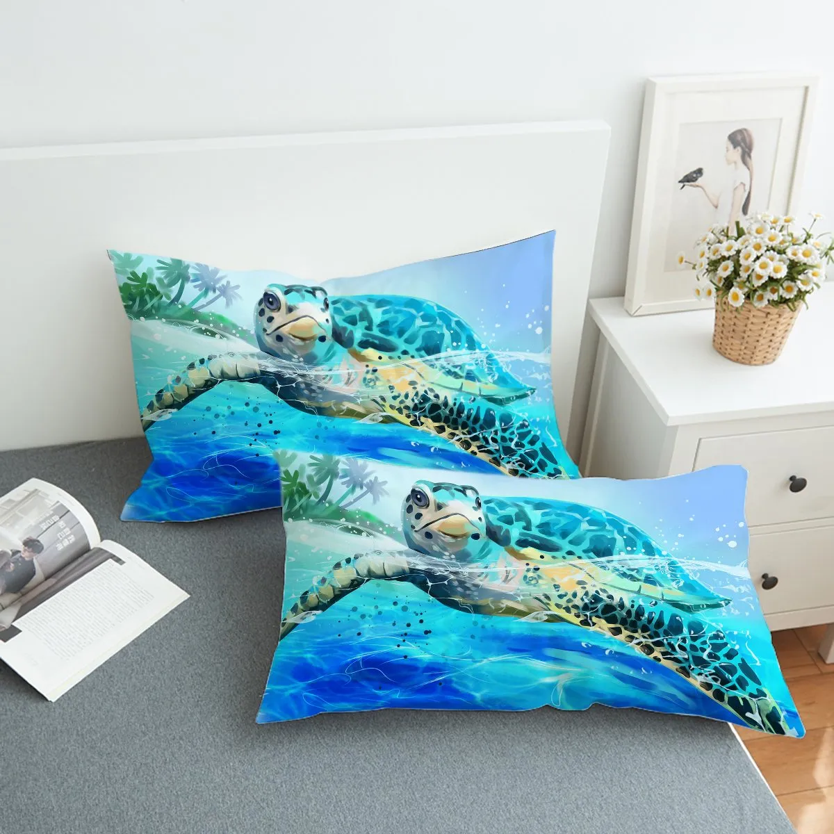 Sea Turtle Life Duvet Cover Set