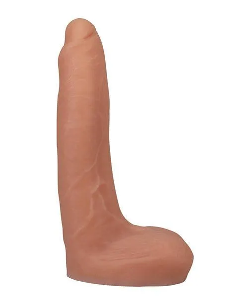 Signature Cocks 8" Silicone Cock w/Removable Vac-U-Lock Suction Cup - Owen Grey