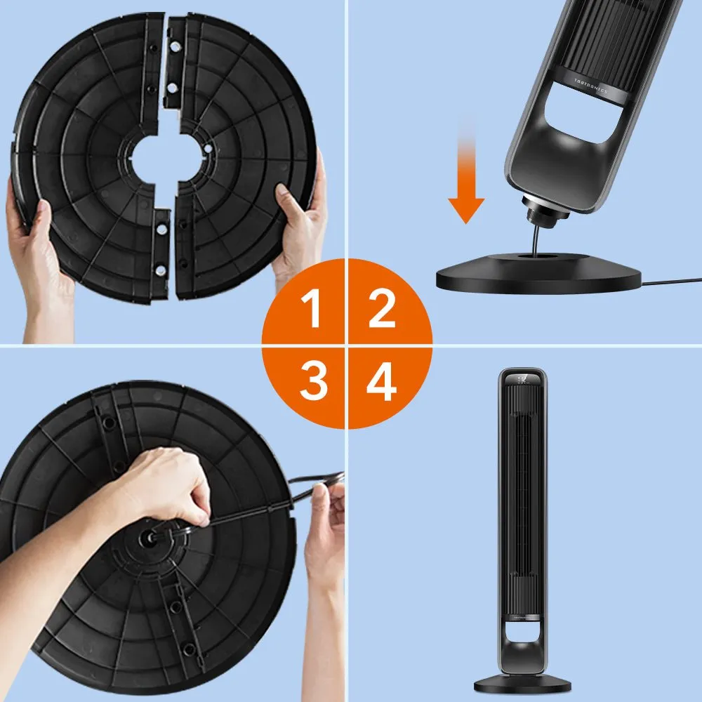 Smart Tower Fan - 120 Degree Oscillating