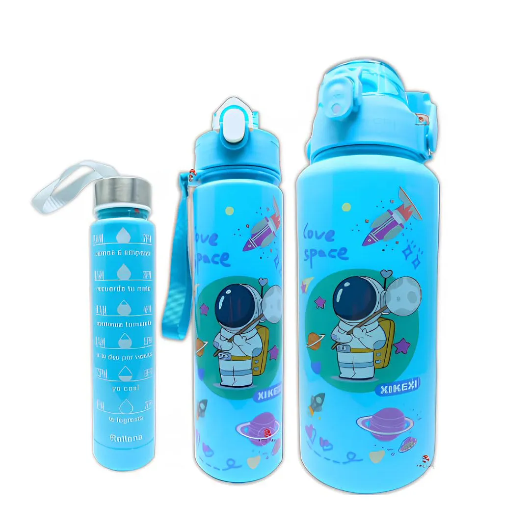 Space Water Bottle (1 Set 3 Piece)