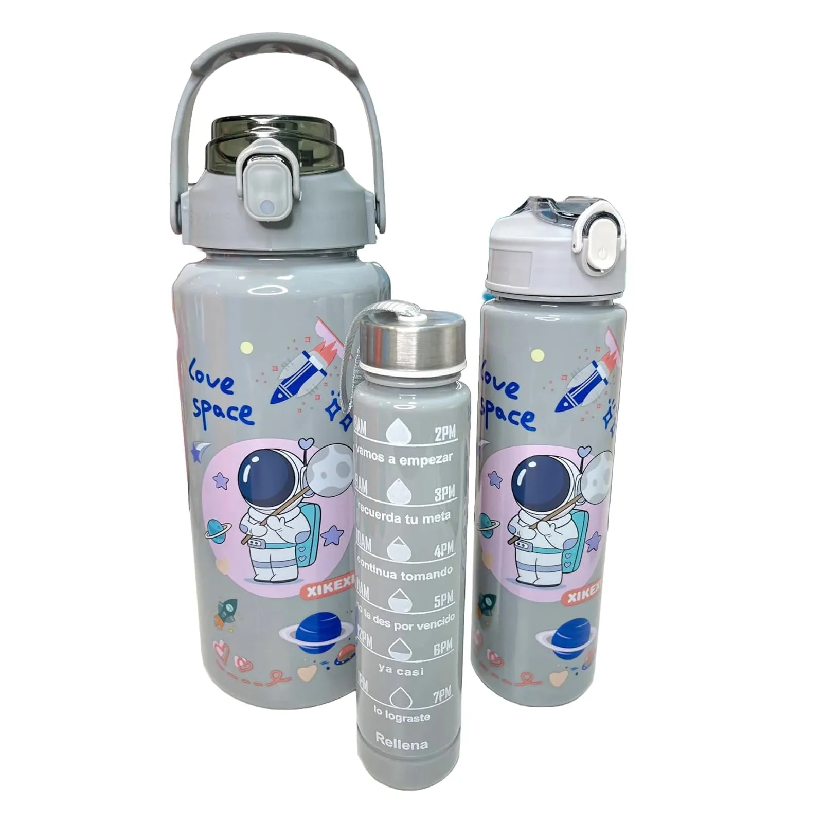 Space Water Bottle (1 Set 3 Piece)